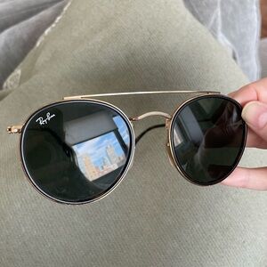 Ray-Ban Classic Gold Frame Sunglasses